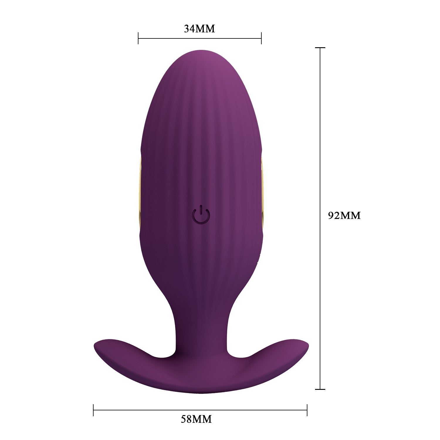 Pretty Love Jefferson App Control Butt Plug Byzantium - - Butt Plugs