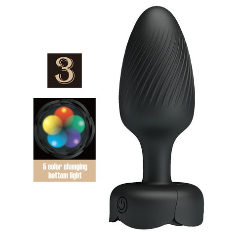 Baile Osborn Light-Up Vibrating Anal Play Plug - Butt Plugs