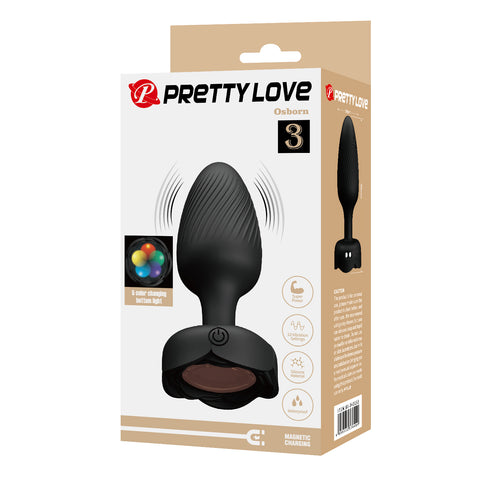 Baile Osborn Light-Up Vibrating Anal Play Plug - Butt Plugs