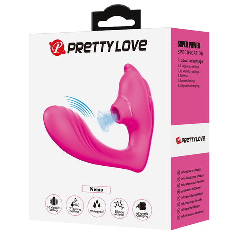 Baile Nemo Silicone Rechargeable Clitoral Stimulator - Clit Ticklers and Pulsators