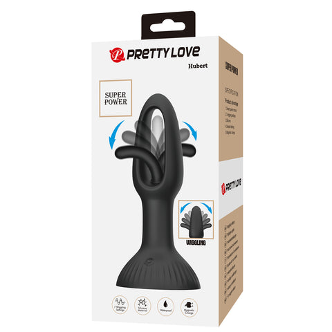 Baile Hubert Vibrating and Wiggling Butt Plug - Butt Plugs