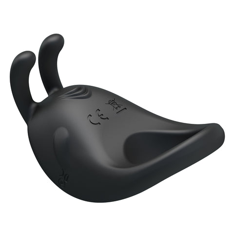 Baile Pretty Love Rechargeable Rabbit Vibrator Cockring Dual Stimulation - Vibrating Cock Rings