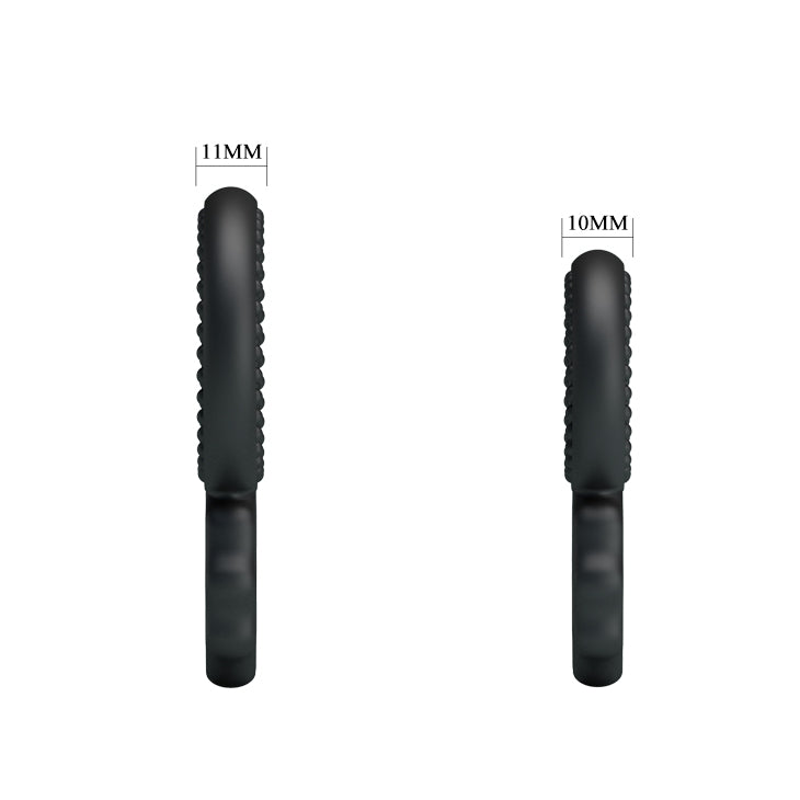 Baile Dual Pack Mens Stretchy Silicone Cock Ring - Stretchy Cock Rings