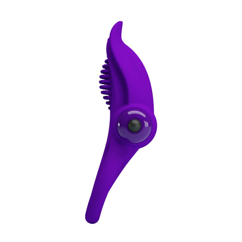 Baile Pretty Love 10 Functions Mens Vibrant Penis Ring with Rabbit Stimulator - Vibrating Cock Rings