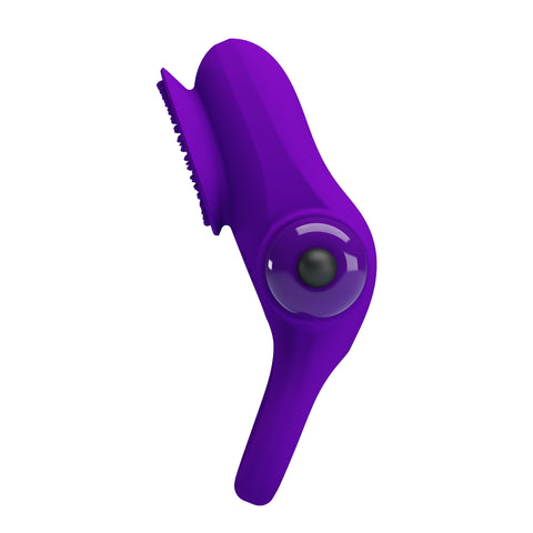 Baile Pretty Love 10 Functions Silicone Vibrant Penis Ring II Dual Stimulation - Vibrating Cock Rings