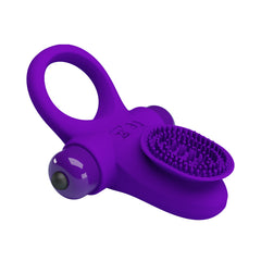 Pretty Love 10 Functions Silicone Vibrant Penis Ring II - - Vibrating Cock Rings