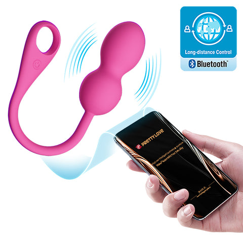 Baile Elvira 12 Functions Rechargeable Vibrating Kegel Ball - Love Eggs and Kegel Exercisers