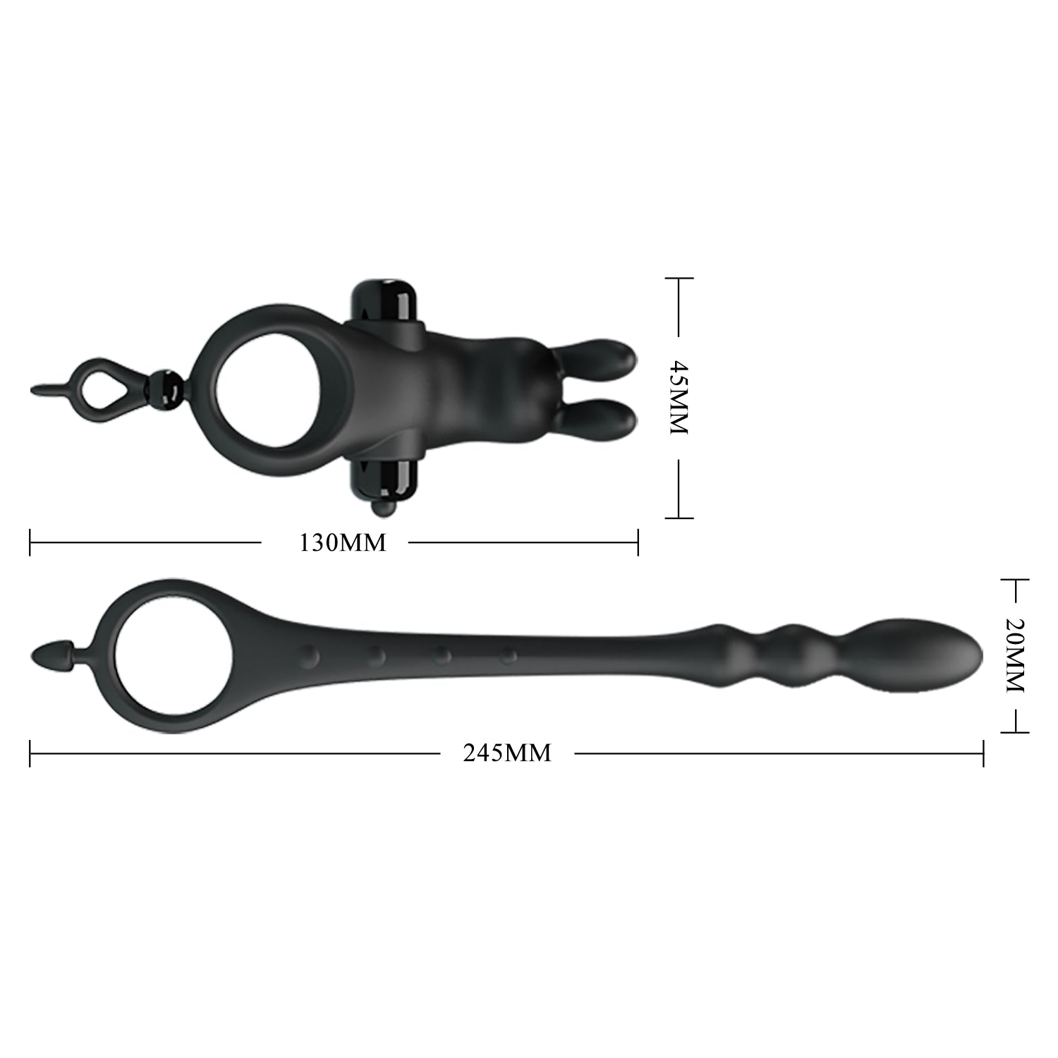 Baile V 10 Speed Mens Vibrating Penis Sleeve - Penis Sleeves and Extenders