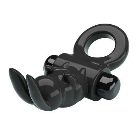 Baile Pretty Love Exciting Vibrating Cock Ring With Rabbit Ears - Vibrating Cock Rings