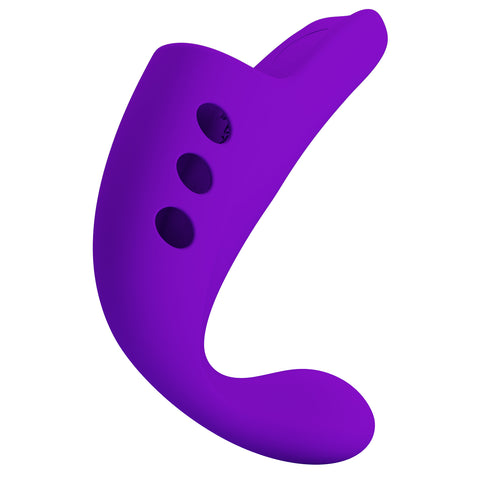 Baile Gorgon 10 Functions Silicone Finger Vibrator - Finger and Tongue Vibrators