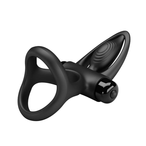 Baile Pretty Love 10 Functions Stretchy Vibrating Cock Ring Multi Textured - Vibrating Cock Rings