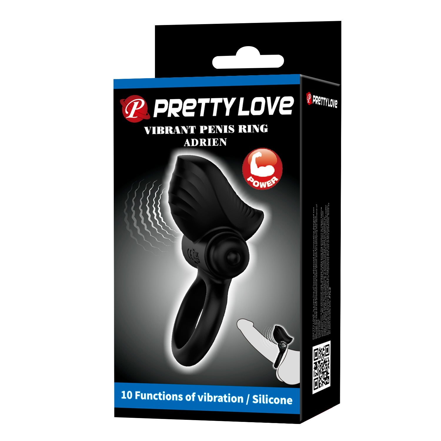 Baile Adrien Vibrating Multi Speed Mens Cock Ring - Vibrating Cock Rings