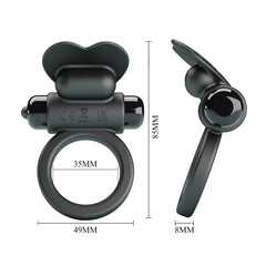 Baile Debonaire Vibrant Silicone Penis Ring - - Vibrating Cock Rings