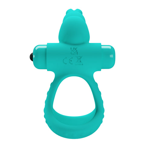 Baile Pretty Love Passionate Figgy Vibrating Male Cock Ring Dual Ring - Vibrating Cock Rings