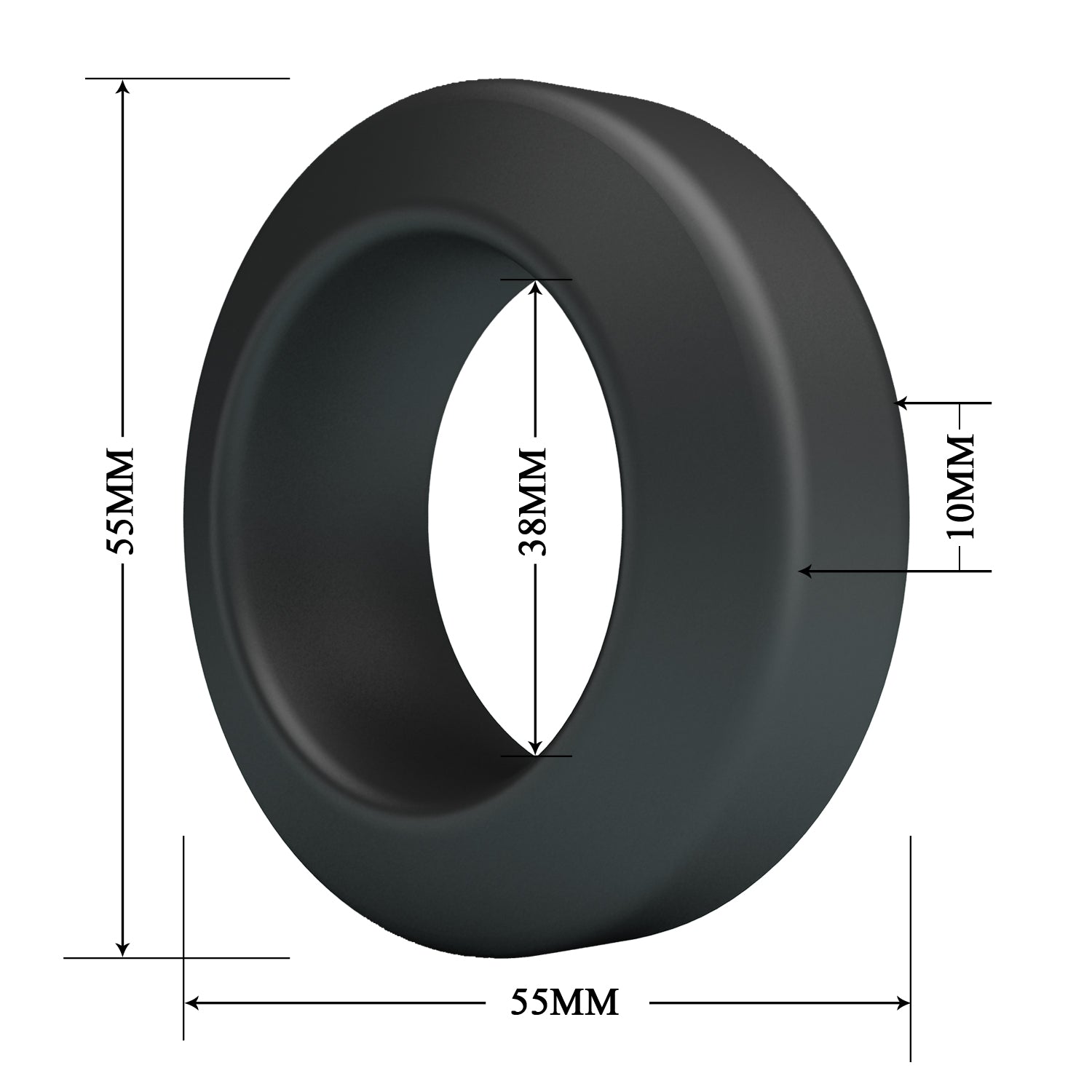 Baile Brodan Super Soft Silicone Cock Ring No.9 - - Stretchy Cock Rings
