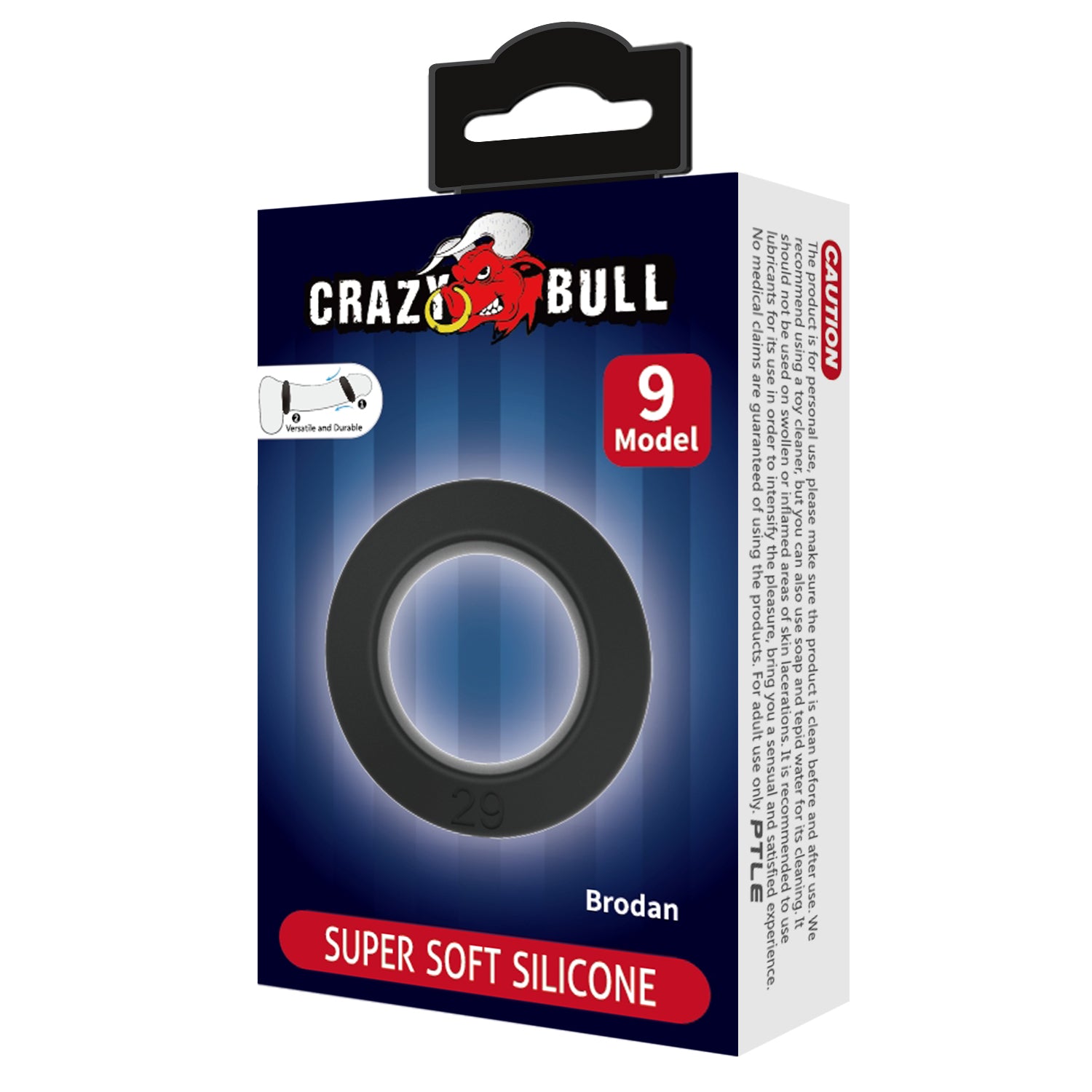 Baile Brodan Super Soft Silicone Cock Ring No.9 - - Stretchy Cock Rings