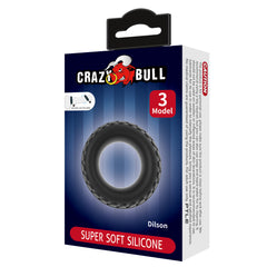 Baile Dilson Super Soft Stretchy Silicone Cock Ring No.3 - - Stretchy Cock Rings