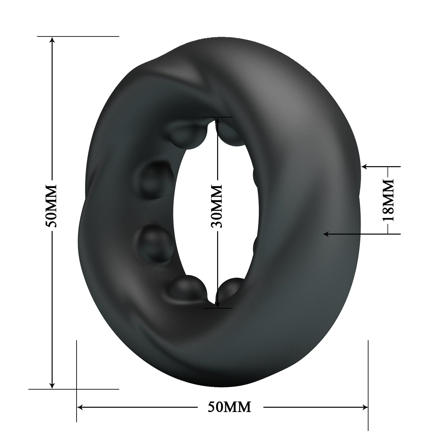 Baile Daquez Super Soft Silicone Cock Ring No.4 - - Stretchy Cock Rings