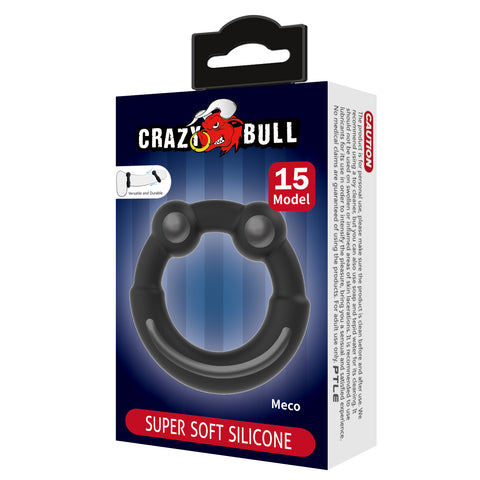 Baile Meco Super Soft Mens Silicone Cock Ring No.15 - Stretchy Cock Rings
