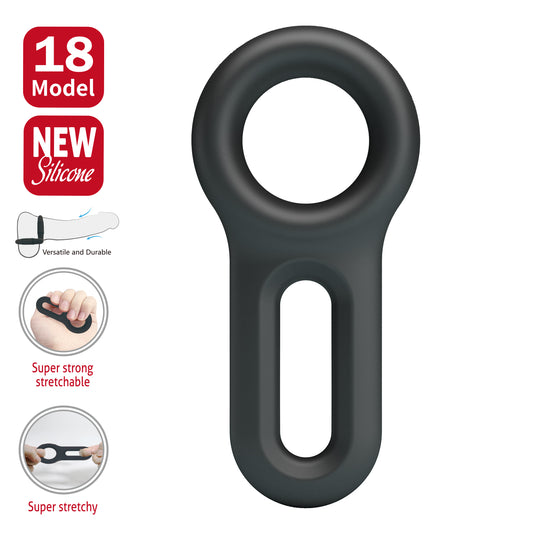Baile Oniel Super Soft Silicone Cock Ring No.18 - Default Title - Stretchy Cock Rings