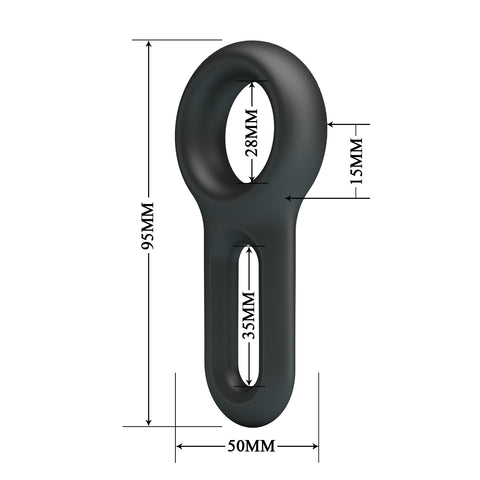 Baile Oniel Super Soft Silicone Cock Ring No.18 - Stretchy Cock Rings