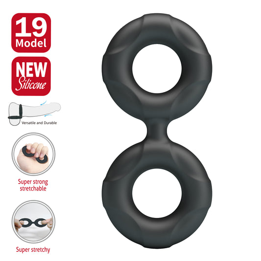 Baile Radwan Super Soft Silicone Cockring No.19 - Default Title - Stretchy Cock Rings