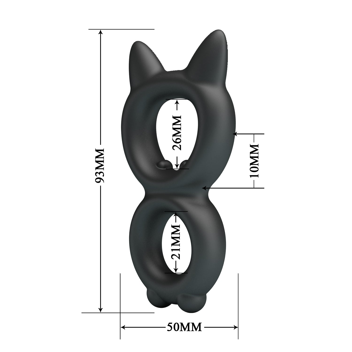 Baile Toran Super Soft Mens Silicone Cockring No. 20 - - Stretchy Cock Rings