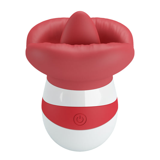 Baile The Flaming Lips Mina Clitoral Vibrator (Red/White) - Default Title - Clit Ticklers and Pulsators