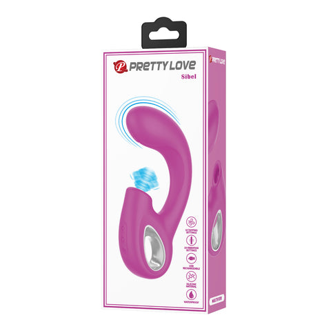 Baile Sibel Rechargeable Tapping G Spot Vibrator - G-Spot Vibrators
