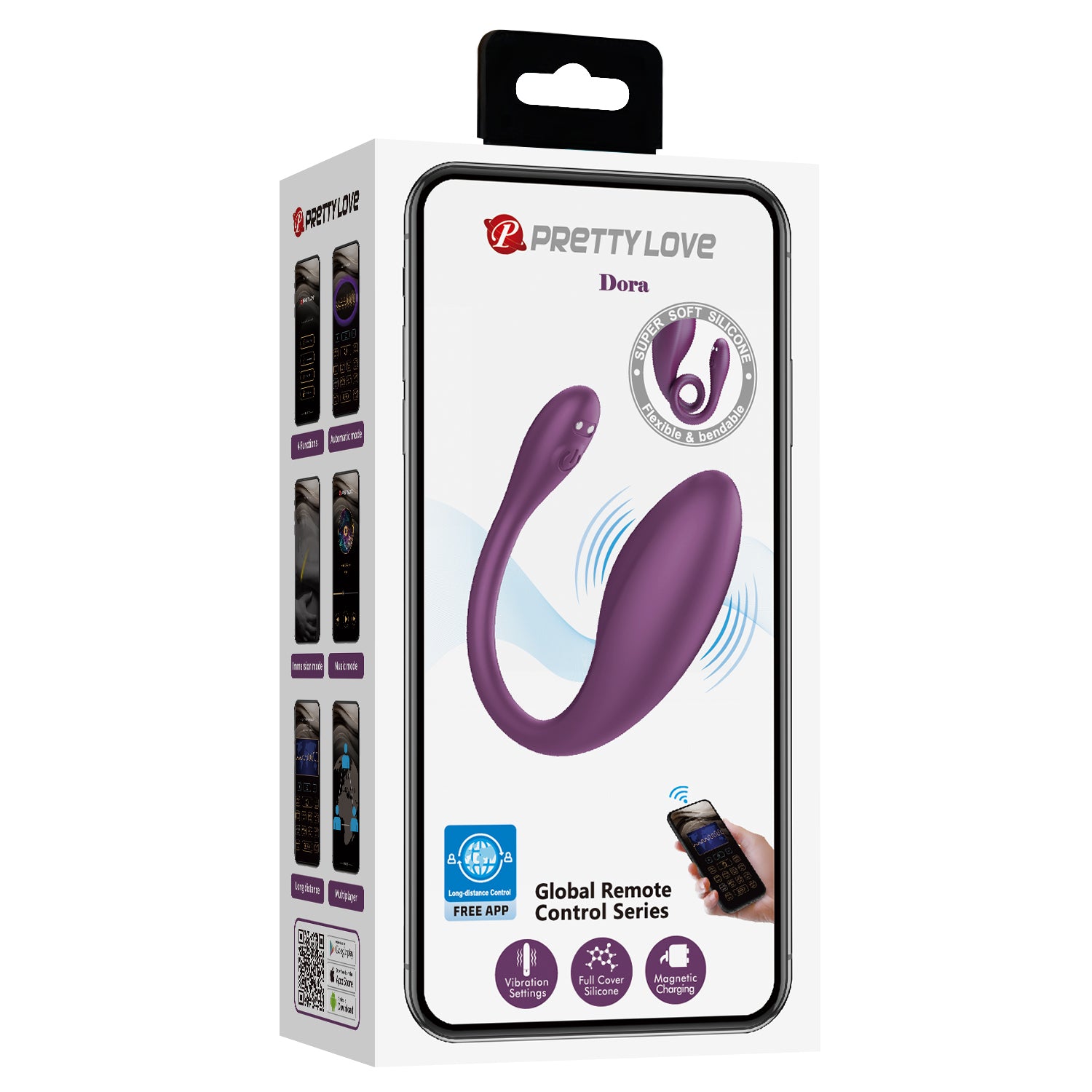 Baile Dora App Controlled Silicone Clitoral Stimulator - - Clit Ticklers and Pulsators