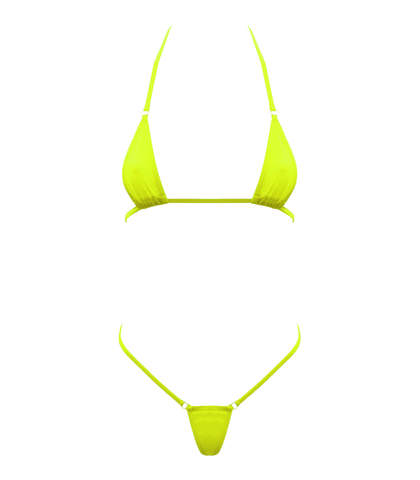Love In Leather Spandex Fabrix Womens Micro Bikini - Bras and Bra Sets
