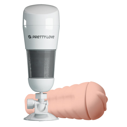 Baile Hedy Ultra Stimulation Male Masturbator - White - Masturbators and Strokers
