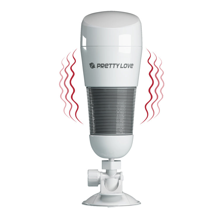 Baile Hedy Ultra Stimulation Vibrating Masturbator - White - Masturbators and Strokers
