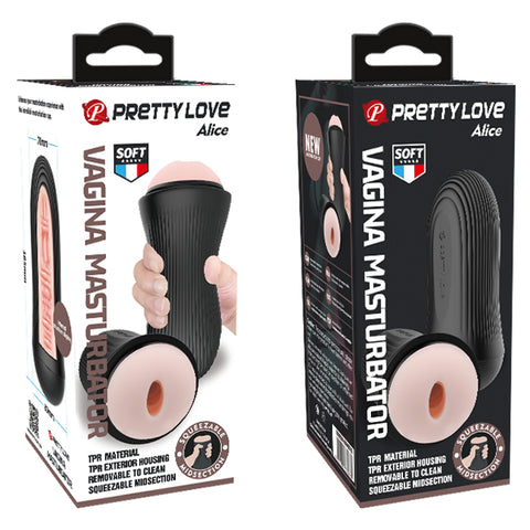 Pretty Love Alice Realistic Vagina Masturbator - Masturbators and Strokers