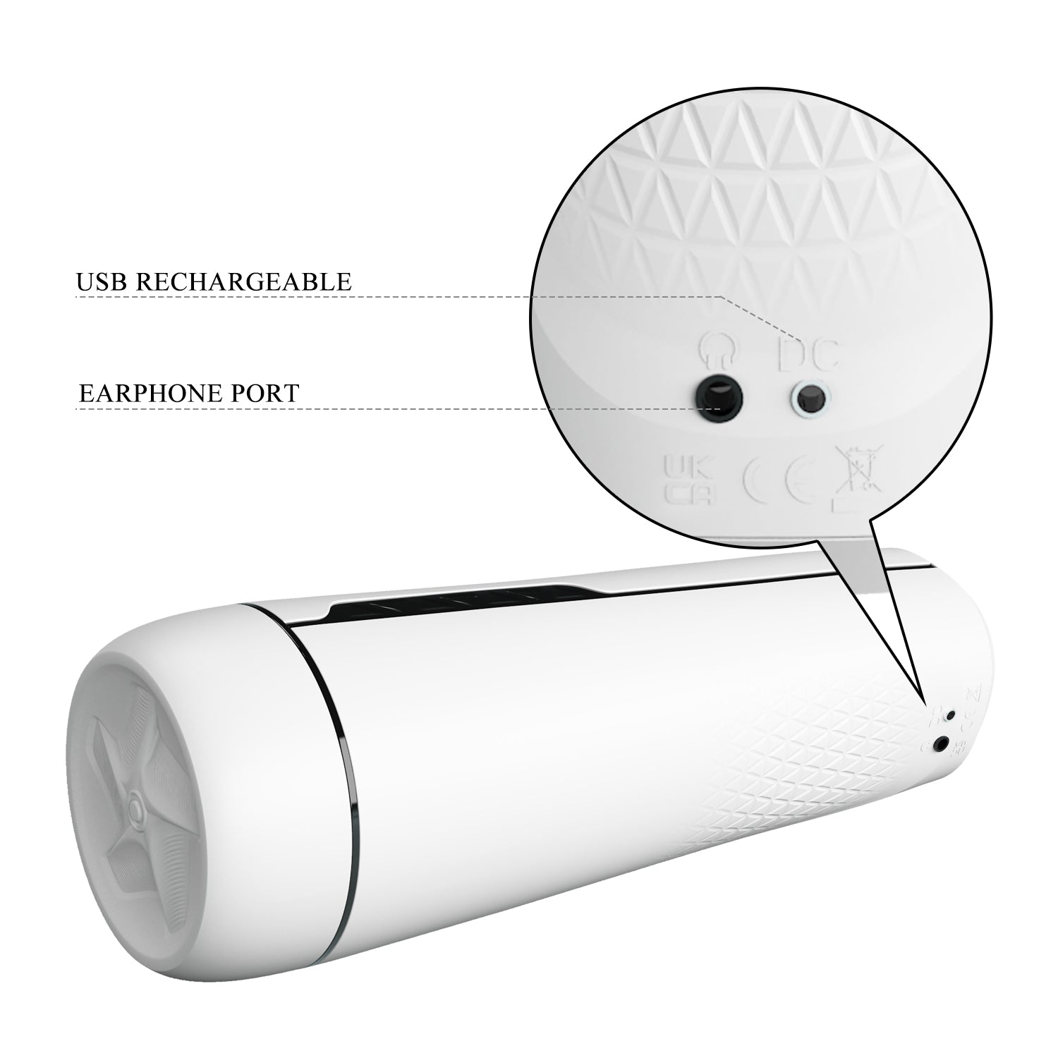 Pretty Love Sienna Rechargeable Mens Masturbator - - Masturbators and Strokers
