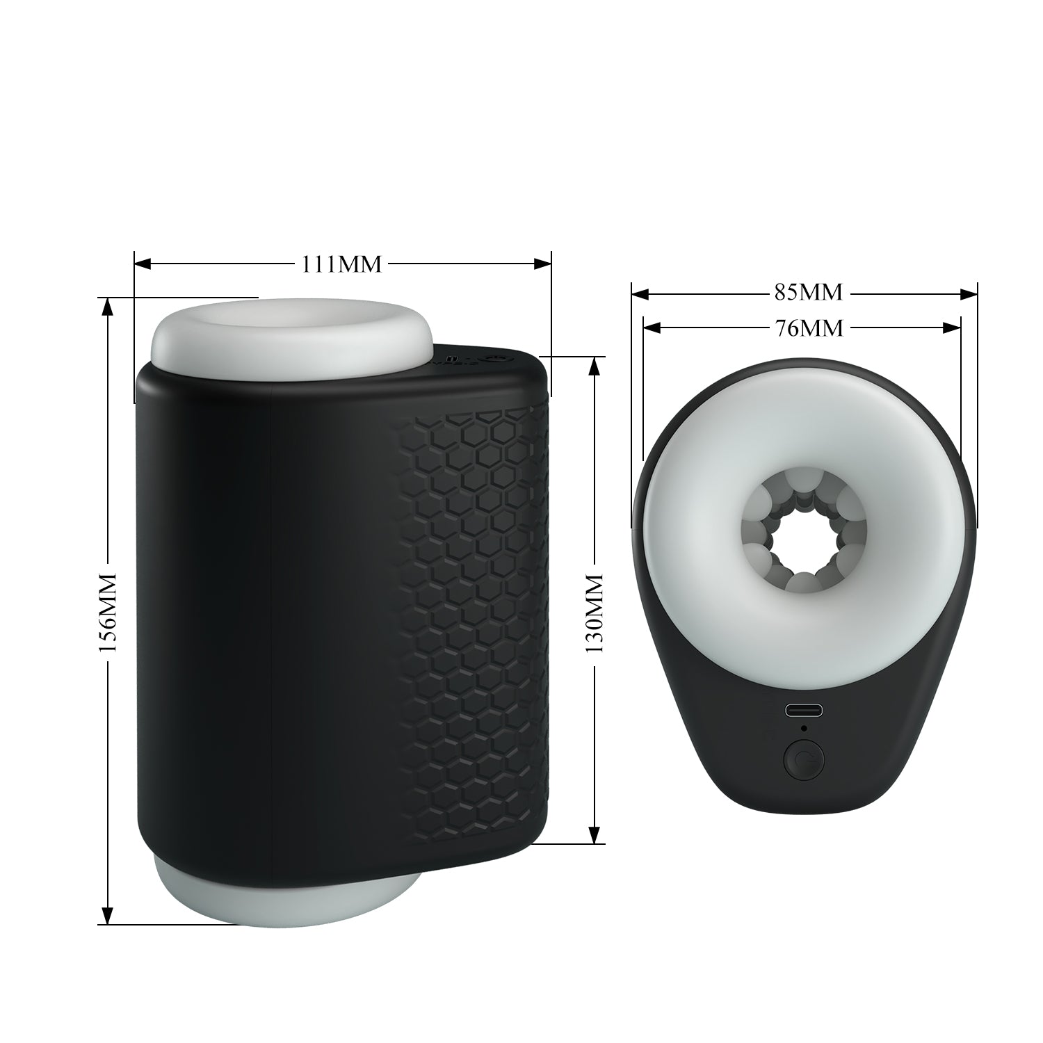 Baile DJ Girl Perfect Vibrating Male Stroker - Masturbators and Strokers