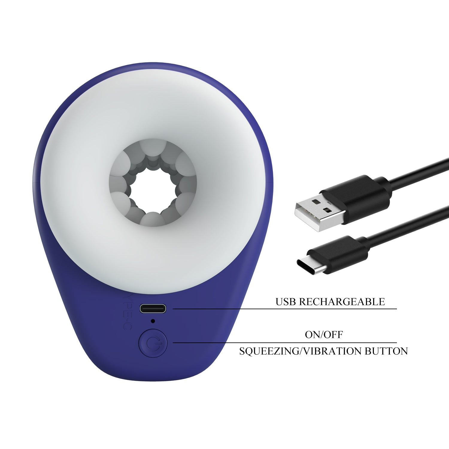 Baile DJ Girl Perfect Vibrating Male Stroker - Masturbators and Strokers