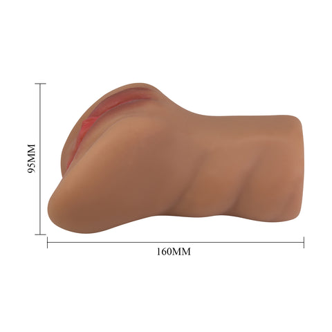 Baile Pretty Love Caroline Realistic Pussy Masturbator with Ribbed Tunnel - Masturbators and Strokers