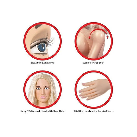 Extreme Dollz Hannah Harper by Pipedream Products - Masturbators and Strokers