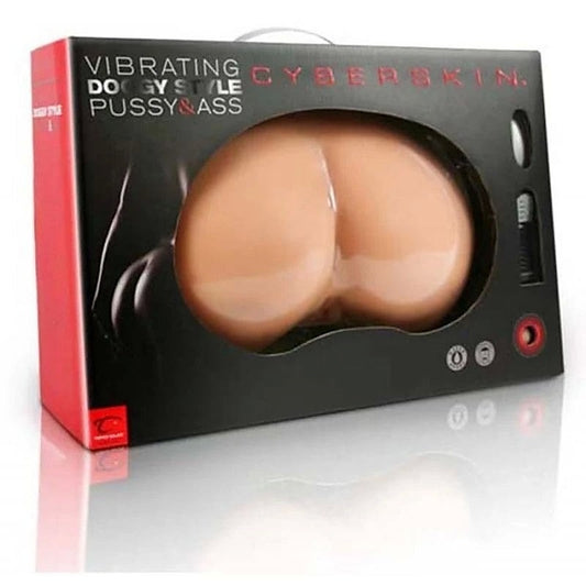 Cyberskin Doggy Style Vibrating Pussy and Ass by Topco - Realistic Butts And Vaginas