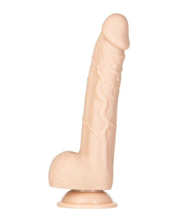 BMS Factory Addiction Tristan Realistic Dong Beige 9 Inch Premium Silicone - - Realistic Dildos