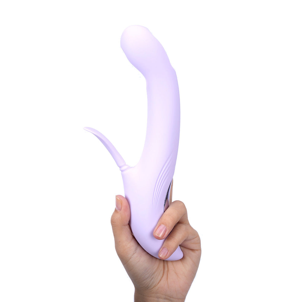Maia CHARLI USB Rechargeable Flapping & Tapping Rabbit Vibe - Rabbit Vibrators
