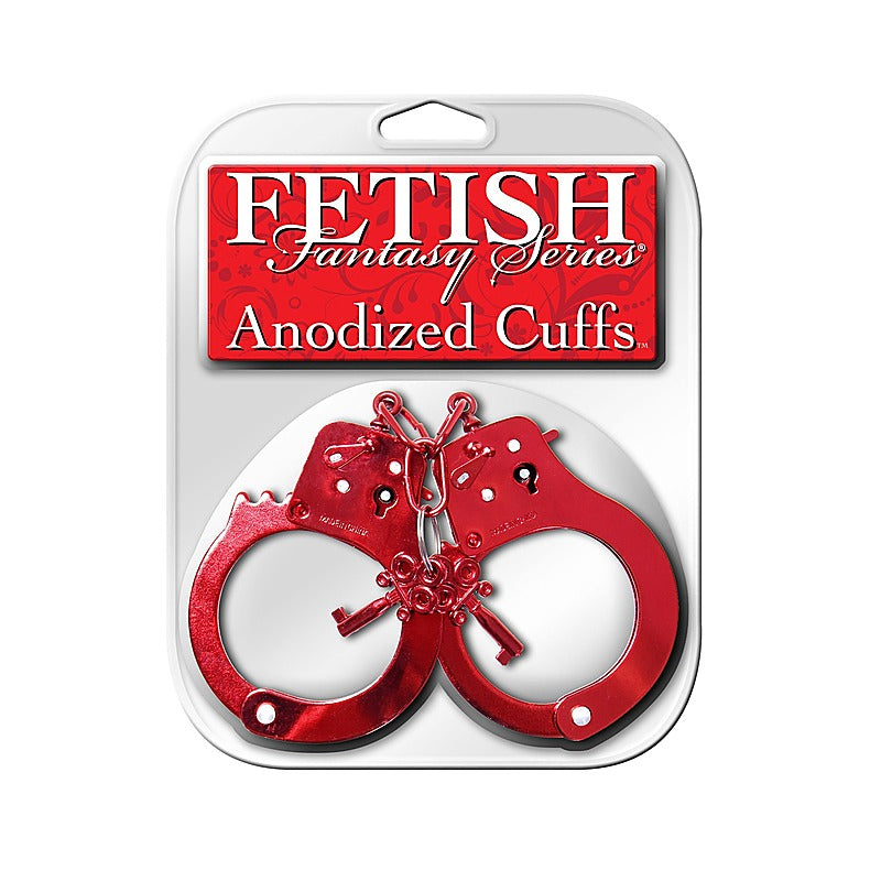 Fetish Fantasy Anodized BDSM Play Handcuffs - Steel Sex Toys