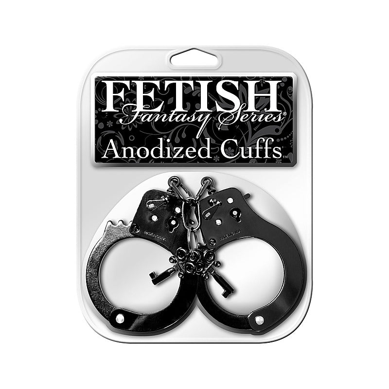Fetish Fantasy Anodized BDSM Play Handcuffs - Steel Sex Toys
