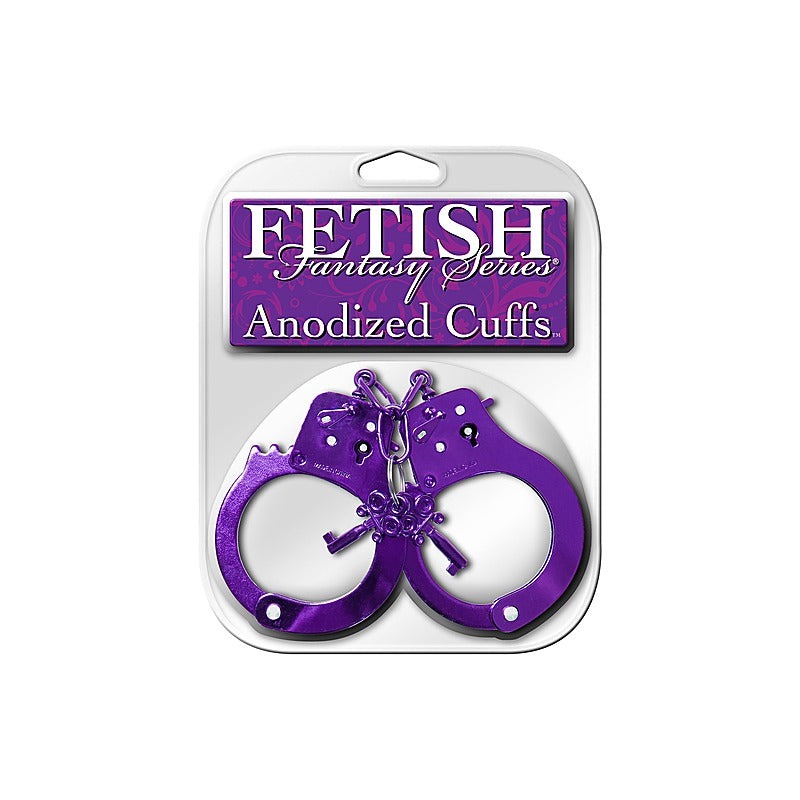 Fetish Fantasy Anodized BDSM Play Handcuffs - Steel Sex Toys