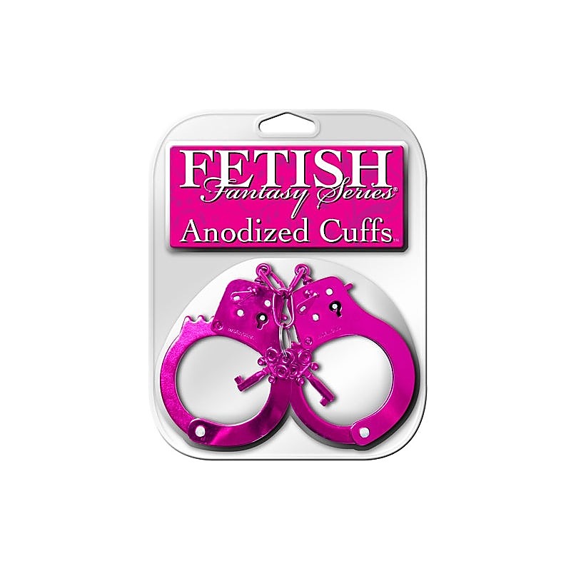 Fetish Fantasy Anodized BDSM Play Handcuffs - Steel Sex Toys