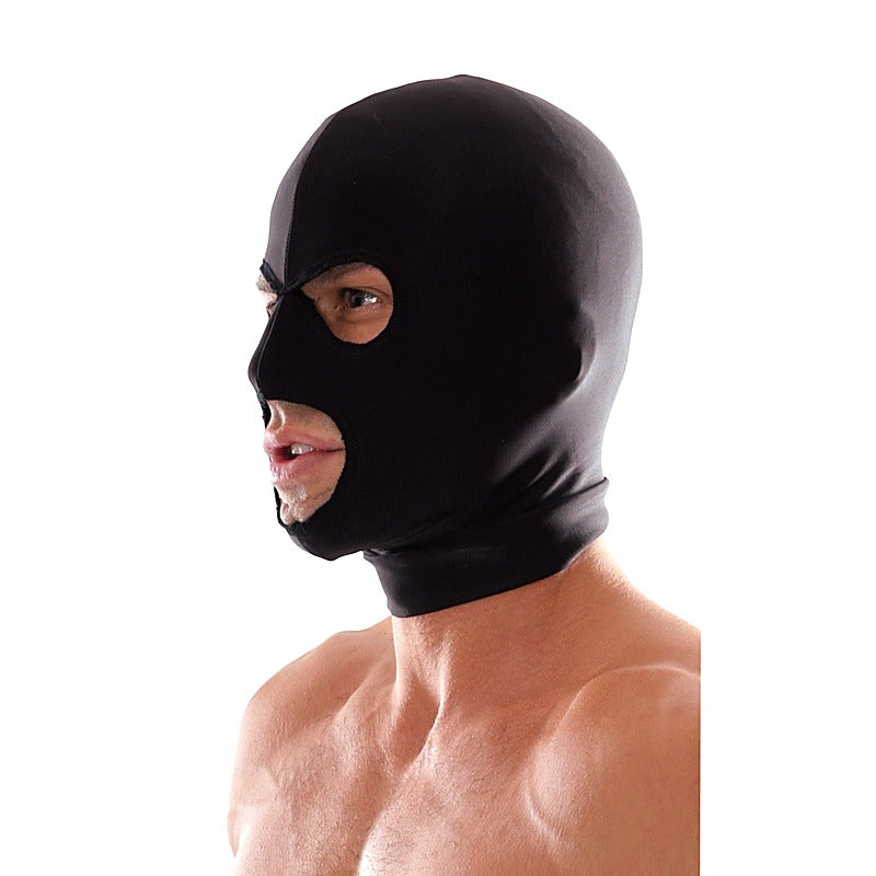 Fetish Fantasy Spandex 3 Hole Bondage Hood - Bondage Hoods