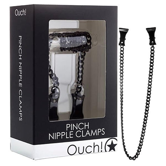 Ouch Pinch Nipple Clamps by Shots Toys - Nipple and Clit Clamps