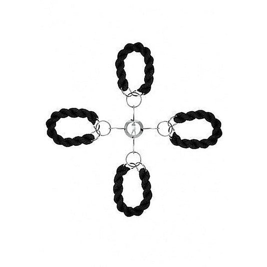 Ouch Luxury Hand & Legcuffs by Shots Toys - Cuffs and Restraints