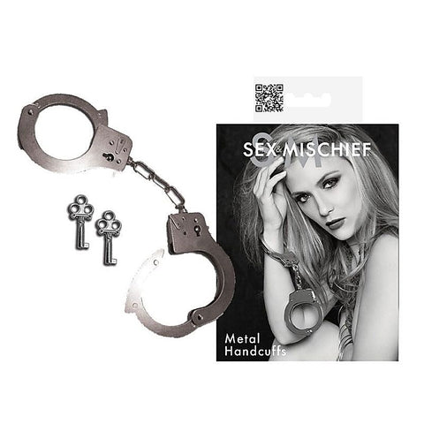 Metal Handcuffs by Sportsheets - Cuffs and Restraints